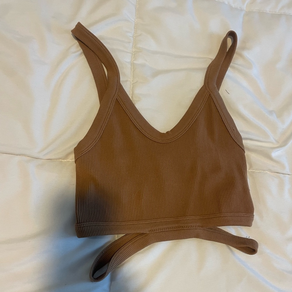 Tight crop tank top
